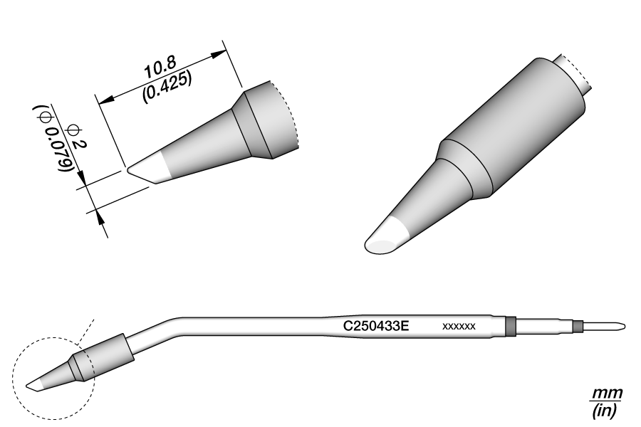 C250433E - Bevel Cartridge Ø 2